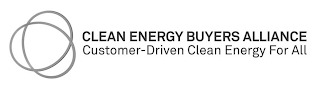 CLEAN ENERGY BUYERS ALLIANCE CUSTOMER-DRIVEN CLEAN ENERGY FOR ALL logo
