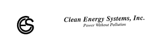 CLEAN ENERGY SYSTEMS, INC.  POWER WITHOUT POLLUTION logo