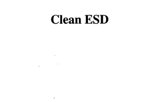 CLEAN ESD logo