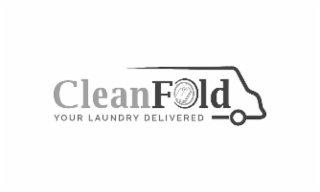CLEAN FOLD YOUR LAUNDRY DELIVERED logo