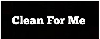 CLEAN FOR ME logo