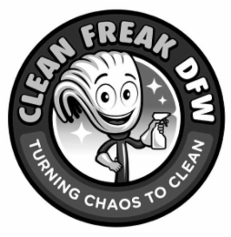 CLEAN FREAK DFW TURNING CHAOS TO CLEAN logo