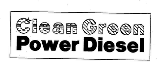 CLEAN GREEN POWER DIESEL logo