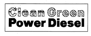 CLEAN GREEN POWER DIESEL logo