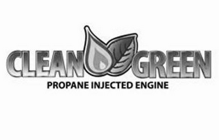 CLEAN GREEN PROPANE INJECTED ENGINE logo
