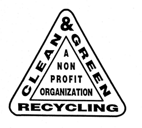 CLEAN & GREEN RECYCLING A NON PROFIT ORGANIZATION logo