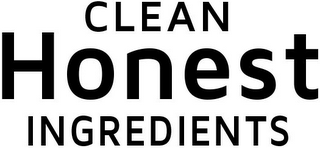 CLEAN HONEST INGREDIENTS logo