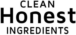 CLEAN HONEST INGREDIENTS logo