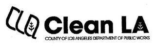 CLEAN LA COUNTY OF LOS ANGELES DEPARTMENT OF PUBLIC WORKS logo