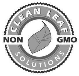 CLEAN LEAF NON GMO SOLUTIONS logo