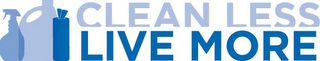 CLEAN LESS LIVE MORE logo