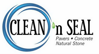 CLEAN N SEAL PAVERS · CONCRETE NATURAL STONE logo