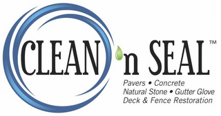 CLEAN 'N SEAL PAVERS · CONCRETE NATURALSTONE · GUTTER GLOVE DECK & FENCE RESTORATION logo