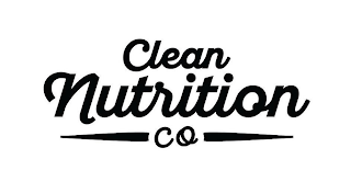CLEAN NUTRITION CO. logo