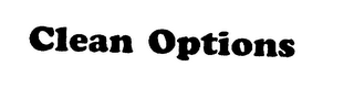 CLEAN OPTIONS logo