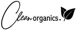 CLEAN ORGANICS. logo