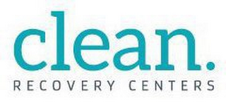 CLEAN. RECOVERY CENTERS logo