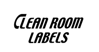 CLEAN ROOM LABELS