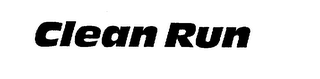 CLEAN RUN logo