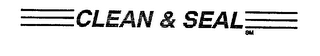 CLEAN & SEAL logo