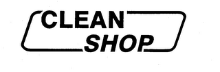 CLEAN SHOP logo