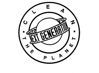 CLEAN THE PLANET NEXT GENERATION logo