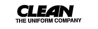 CLEAN THE UNIFORM COMPANY logo