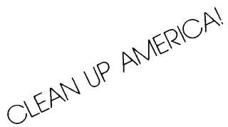 CLEAN UP AMERICA! logo
