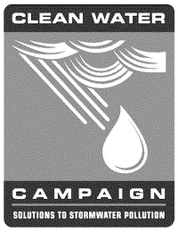CLEAN WATER CAMPAIGN SOLUTION TO STORMWATER POLLUTION logo