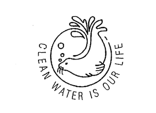 CLEAN WATER IS OUR LIFE logo