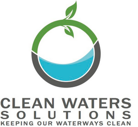 CLEAN WATERS SOLUTIONS KEEPING OUR WATERWAYS CLEAN logo