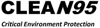 CLEAN95 CRITICAL ENVIRONMENT PROTECTION logo