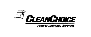 CLEANCHOICE FIRST IN JANITORIAL SUPPLIES logo
