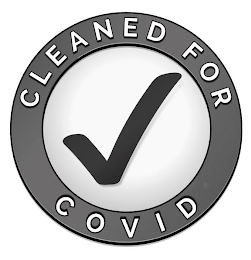 CLEANED FOR COVID logo
