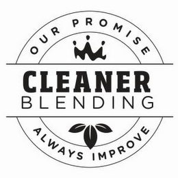 CLEANER BLENDING OUR PROMISE ALWAYS IMPROVE logo
