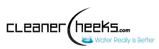CLEANER CHEEKS.COM WATER REALLY IS BETTER logo
