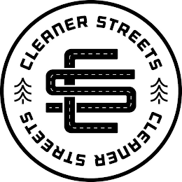 CLEANER STREETS CLEANER STREETS CS logo
