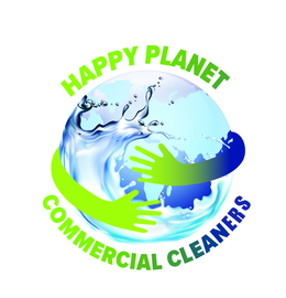 CLEANERS COMMERCIAL HAPPY PLANET logo