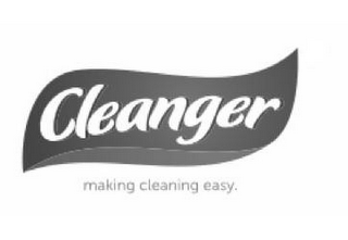 CLEANGER MAKING CLEANING EASY. logo