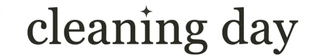 CLEANING DAY logo