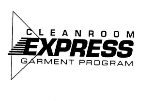 CLEANROOM EXPRESS GARMENT PROGRAM logo