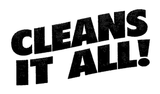 CLEANS IT ALL! logo