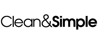 CLEAN&SIMPLE logo
