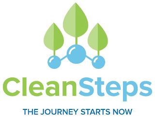 CLEANSTEPS THE JOURNEY STARTS NOW logo