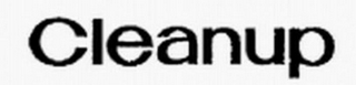 CLEANUP logo