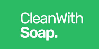 CLEANWITH SOAP. logo