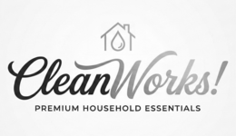 CLEANWORKS! PREMIUM HOUSEHOLD ESSENTIALS logo