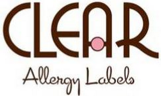CLEAR ALLERGY LABELS logo