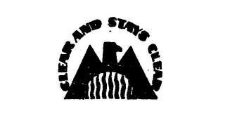 CLEAR AND STAYS CLEAR logo