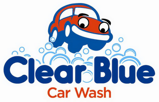 CLEAR BLUE CAR WASH logo